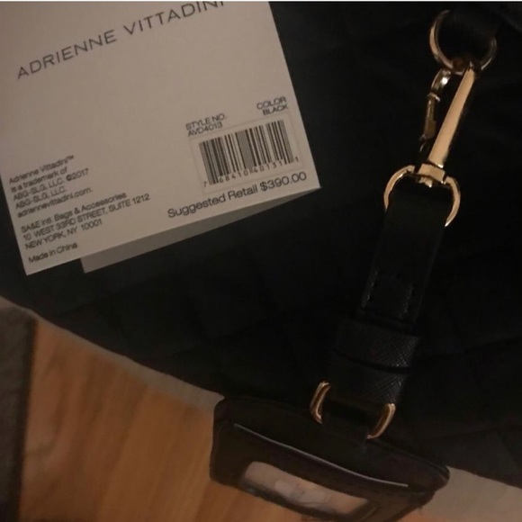 ADRIENNE VITTADINI Velvet Weekender - Picture 4 of 8